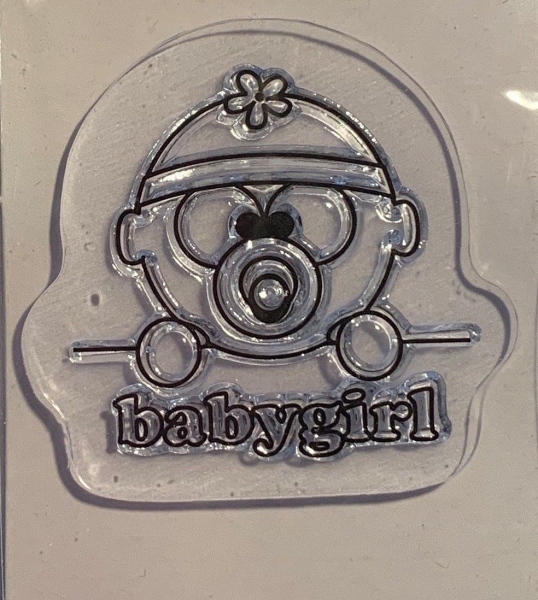 Mini Clear Stamp Baby Girl